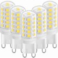 thumbnail image 1 of G9 LED Light Bulb 3W Natural White 4000K, G9 LED Light Bulbs 420LM, Equivalent to 28W 40W Halogen Bulb, G9 LED Corn Light Bulbs for Desk Lamp, Anti-Fl, 1 of 5