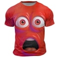 thumbnail image 5 of Mens Tee Funny Graphic Short Sleeve Print Comfortable Beach Tops,Red,XL, 5 of 5