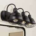 thumbnail image 5 of JONATHAN Y Levi 24.5" 3-Light Industrial Farmhouse Iron LED Vanity, Oil Rubbed Bronze, 5 of 9