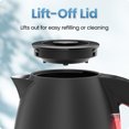 thumbnail image 4 of Chefman Fast-Boil 1.8L Stainless-Steel Kettle – Black, 4 of 7