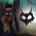 thumbnail image 2 of Espectáculo De Baile De Halloween Dos Medio Rostro Sangrante Tigre Yasha Tengu Hombre Lobo, 2 of 4