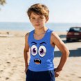 thumbnail image 2 of Niños Pequeños Camisola sin Mangas Gradiente Suave Impresión Moda Lindo Fondo para Niños 3-15 Años, 2 of 8