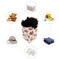 thumbnail image 7 of Yayeee Freestanding Laundry Hamper with Handle Collapsible Large Storage Basket for Clothes, Gray Autumn Leaves, 7 of 7