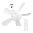 thumbnail image 3 of Ventilador de techo pequeño Wdftyju Con luz LED y 3 velocidades para pasillo de dormitorio 50W, 3 of 7
