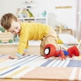 thumbnail image 5 of Spidey y sus increíbles amigos Marvel Dance 'N Crawl Spidey, juguete de peluche interactivo con 20 frases y sonidos, 2 canciones, juguetes de superhéroes para niños de 3 años en adelante, 5 of 5