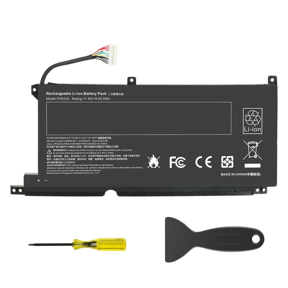 PG03XL Laptop Battery for HP Pavilion Gaming 15-DK 15T-DK 15-EC 15-DK0XXX 15-DK0055NR 15T-DK200 15-EC0013DX 15-EC1073DX 15Z-EC200 16-A0032DX 16-A0035NR L48495-005 HSTNN-DB9G HSTNN-OB1I L48430-AC1