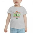 thumbnail image 2 of Call Me Elf One More Time Christmas Funny Toddler T-Shirts for Boys Girls (Gray, 5/6T), 2 of 5