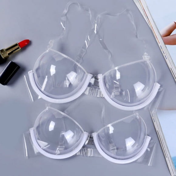 MYG New Women Fashion Transparent Clear Bra Strap Invisible Bras