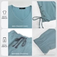 thumbnail image 3 of VIAOLI Scrubs Set for Women Nurse Uniform Jogger Set Stretch Top & Pants with Multi Pocket for Nurse Workwear, 3 of 7