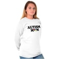 thumbnail image 4 of Autism Mom Awareness Puzzle Piece Women Plus Size Long Sleeve Graphic Tee Brisco Brands 3X, 4 of 5