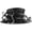 Black, variant on Women Wide Brim Hat, Satin Cloth Rhinestone Church Hat, Elegant Wedding Photography Hat Female Banquet Fascinator Formal Hat Tea Party Hat