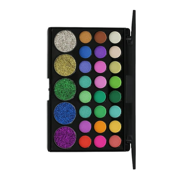 de de ojos multicolor Maquillaje con brillo mate Cosméticos de rubor brillante (incluye 29 colores) Fernando Paleta de sombras de ojos mate