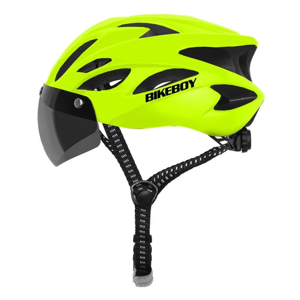 Casco de ciclismo con gafas Casco de bicicleta de una pieza Accesorios de bicicleta de montaña Wmkox8yii jkg169