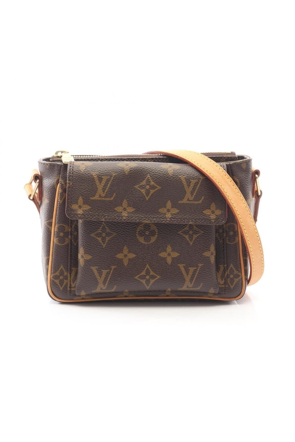 Pre-Owned Louis Vuitton LOUIS VUITTON Vivacite PM Shoulder Bag Handbag Coated Canvas Leather...
