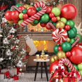 thumbnail image 4 of Globos navideños, globos de Papá Noel para guirnalda de globos navideños, decoraciones navideñas para fiestas navideñas, 4 of 4
