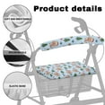 thumbnail image 5 of COEQINE Christmas Dachshund Rollator Seat and Backrest Covers Medical Rollator Walker Accessories Removable Walker Protection Decor Covers for People Using Walking Frame Seat, 5 of 7