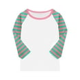 thumbnail image 4 of Xyxonk Girls 3/4 Sleeve Shirts Color Block Printed Girls Tops Size 10-12 Summer Cute Shirt Trendy Kids Crew Neck Knit T Shirts Plain Tween Girls Clothes Ropa Para Ninas De 10 a 12 Green 120, 4 of 5
