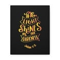 thumbnail image 7 of Scripture Walls Light Shines In The Darkness John 1:5 Bible Verse Canvas Christian Wall Art Ready to Hang Unframed, 7 of 7