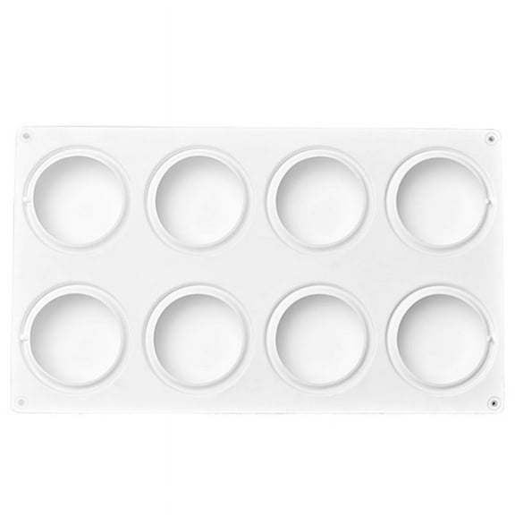 Round Shapes Candy Molds Chocolate Cover Cookie Mold for Sandwich Cookie Muffins Cupcakes Brownie Cake Pudding and Jello