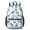 Dinosaur and Skateboard, variant on Dinosaur and Skateboard White Pattern 17" School Backpacks for Teens,Waterproof Oxford Fabric,S-Shape Padded Straps for School,Travel,Hiking,Camping
