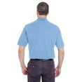 thumbnail image 2 of UltraClub 8535 Men's Classic Pique Polo, CORNFLOWER, 4XL, 2 of 3