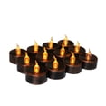 thumbnail image 4 of RUNROTOO 20 Pcs  Tea Lights Tealight Lamp Yellow Round For Home Ambience, 4 of 8