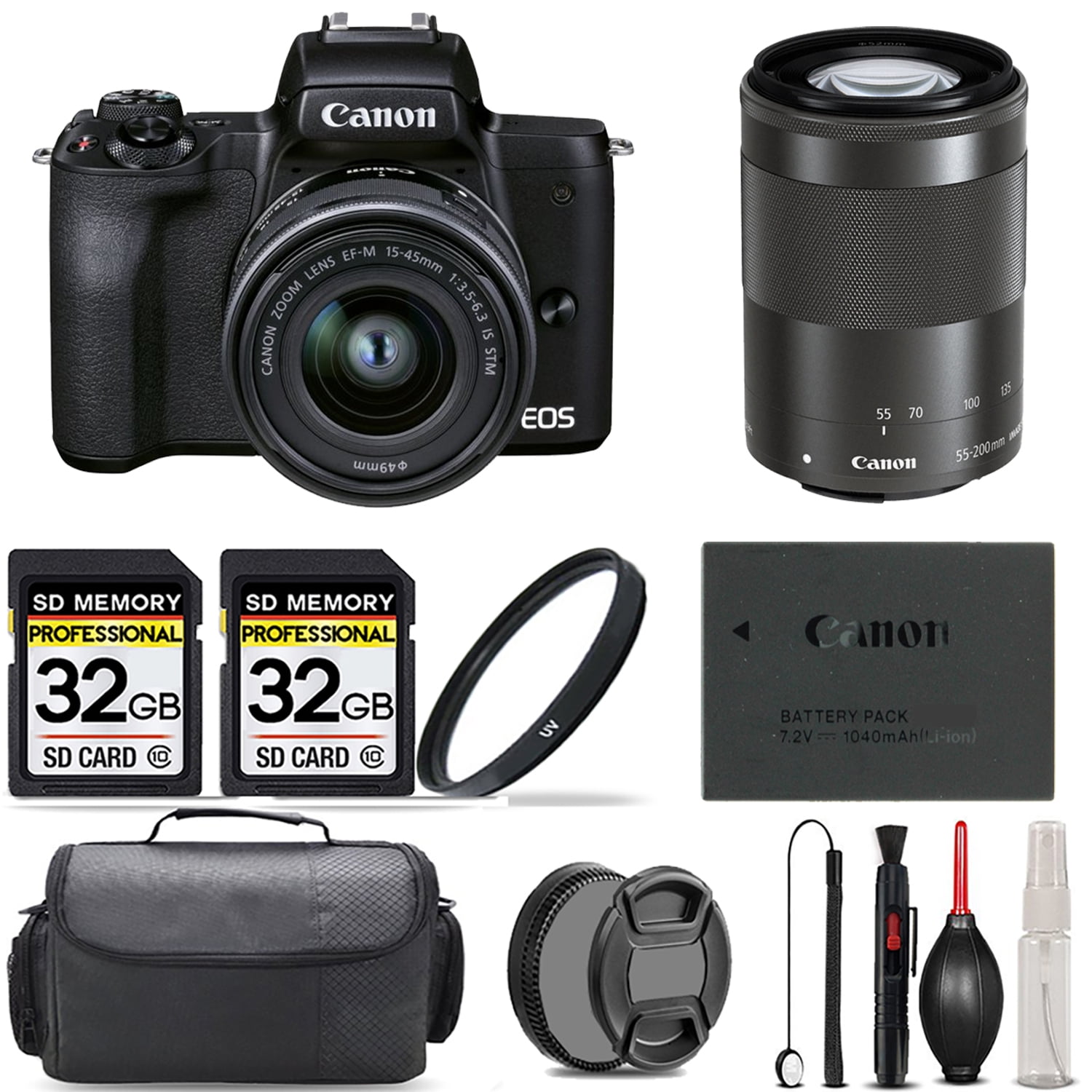 Canon EOS M50 Mark II Mirrorless Camera with 15-45mm Lens Canon EOS M50 Mark II Mirrorless Camera with 15-45mm Lens