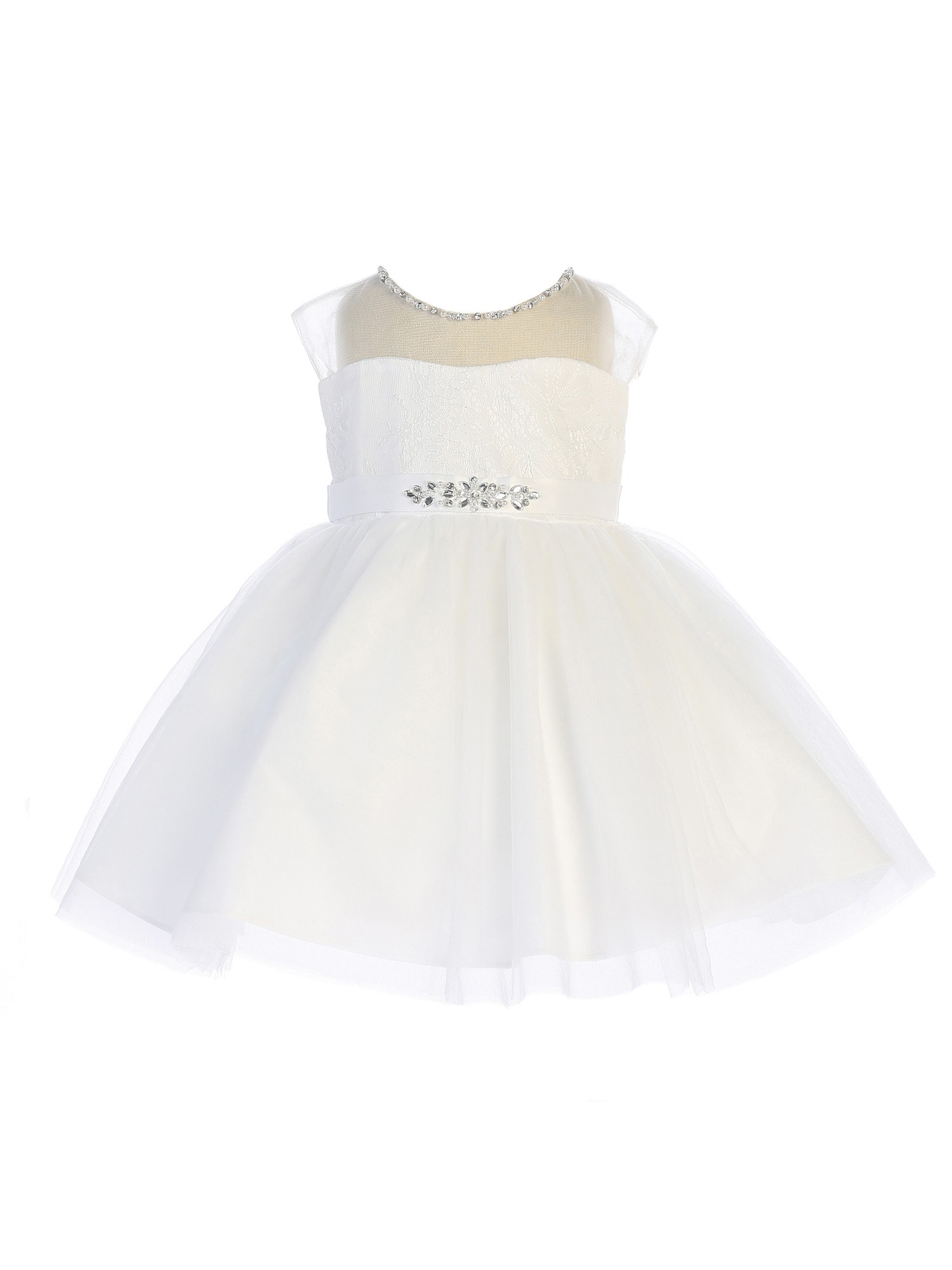 girls white dress top