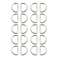 thumbnail image 6 of 20pcs Metal Belts Buckle Loop Ring D Rings for Bags Purses and Belting, 6 of 10