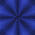 thumbnail image 1 of Ahgly Tapis d'Intérieur Lavable en Machine Carré Transitionnel Bleu Terre, 6 Pieds Carré, 1 of 7