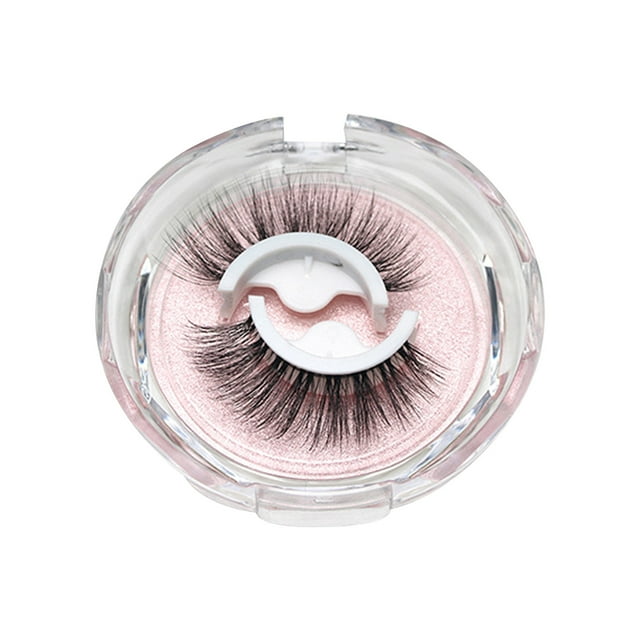 Pestañas autoadhesivas reutilizables sin pegamento, pestañas postizas naturales, pestañas largas y finas, paquete de pestañas de extensión, maquillaje, pestañas gruesas, suaves