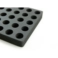 thumbnail image 3 of Polar Whale Vial Rack Black Foam Storage Rack Holder Organizer Stand Transport Holds 50 Vials Fits up to 24mm Diameter, 3 of 5