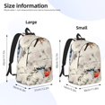 thumbnail image 6 of Wukai Little Birds Paper Reusable Cosmetic bag,Travel Toiletry Organizer Capacity,Waterproof Puzzle Bags, 6 of 7