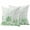 Green, variant on Palm Trees Outdoor Pillow Covers 20"x12" Set of 2,Waterproof Throw Pillow Covers for Patio Furniture,Green Tropical Plants Summer Forest Scenery Decorative Cushion Pillowcases for Garden Couch Sofa