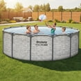 thumbnail image 3 of Bestway Steel Pro MAX 14'x48" Metal Frame Above Ground Pool w/Pump, Ladder, & Cover, Stone, 3 of 9