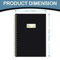 thumbnail image 3 of School savings Notebook A5 Lined Diary Notebook 8.5 "x 6" Notebook Thick Paper Diary Classic College Horizontal Notebook Suitable For School Supplies, 3 of 9