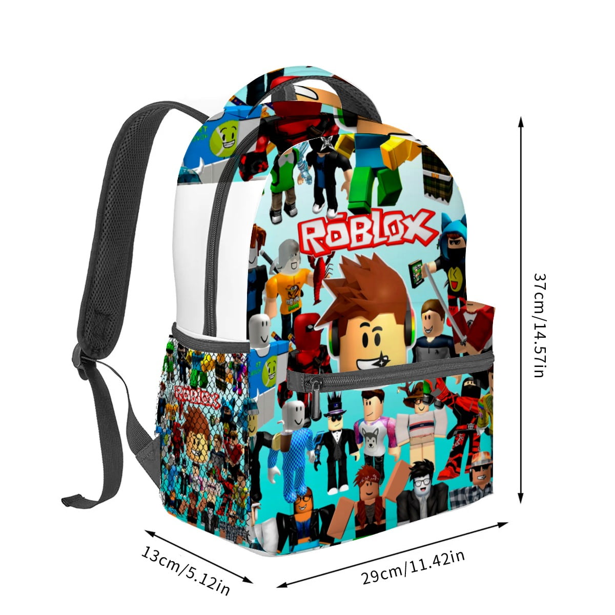 Cartoon Backpack Elementary Primary Middle College,Cute Gaming Schoolbag 22 Inch Large Capacity Gamer Bookbag for Travel Work Hiking