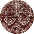 thumbnail image 1 of 841864109450 Tapis d'Art 5 Pi. Collection Bastille Emerge Tapis Rond Tissé, Rouge, 1 of 1