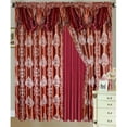 thumbnail image 1 of RT Designers Collection PNR05330 Rosetta Jacquard 54 x 84 Po Panneau à Rideau Unique avec Cantonnière de 18 Po et 44 ; Gingembre, 1 of 1