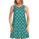 thumbnail image 1 of Balery Aquamarine Glitter Vestidos de verano para mujer con estampado: vestido holgado sin mangas, vestido playero informal y cómodo para días calurosos., 1 of 7