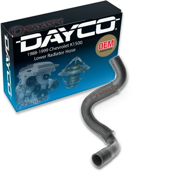 Dayco Lower Radiator Coolant Hose compatible with Chevrolet K1500 5.0L 5.7L V8 1988-1999