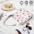 thumbnail image 2 of Canvas Handbag for Women Office Workers Cute Fashion Reusable Shopping Bag with Zipper Tote Reusable Bags,Strawberry Fruit Women's Retro Large Size Canvas Shoulder Bag Hobo Crossbody Handbag Casual To, 2 of 5