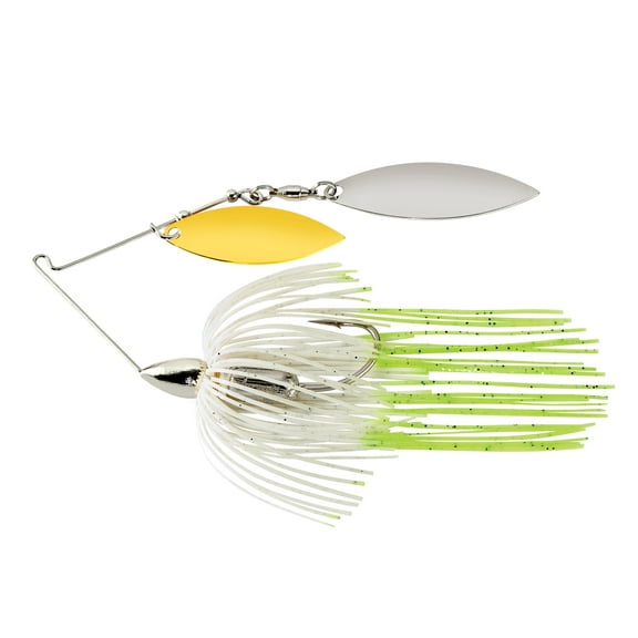 War Eagle Screaming Eagle Double Willow Spinnerbait, Hot White Shad, 1/2 oz.