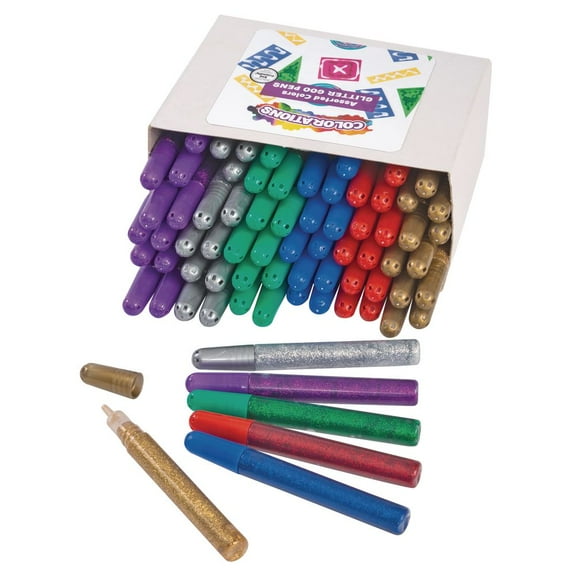 Colorations Glitter Glue Pens ? Set of 72