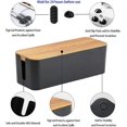 thumbnail image 2 of Caja de gestión de cables con tapa de madera, 2 of 5