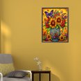 thumbnail image 2 of (x718) Serie Flores Girasol Con Diamantes Redondos Pintura Diamantes Resina 30*40CM, 2 of 9