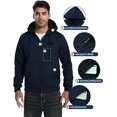 thumbnail image 6 of Pioneer Camp Men's Full Zip Sherpa Lined Jacket with 3 Pockets, 6 of 6