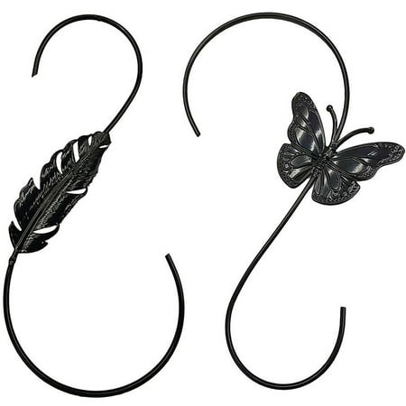 

Wall Hooks Off Promotions! Faolaxy Specially Designed for Bird Feeding S Hook 12 Inch Metal S Iron Hook Outdoor Plant Flower Pot Hanging Bird Feeder Home Decor Clearance Sale