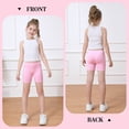 thumbnail image 6 of Ruisita 6 Pack Girls Cotton Biker Cartwheel Shorts Kids Safety Under Dress Dance Shorts, 6 of 9