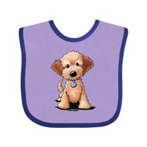 Inktastic Kiniart Mini Goldendoodle Boys or Girls Baby Bib